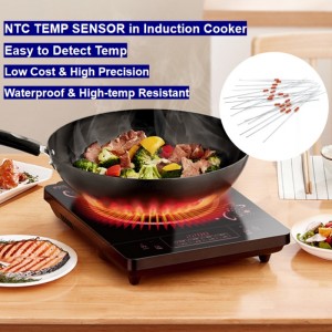 NTC thermistor temperature sensor in induction cooker