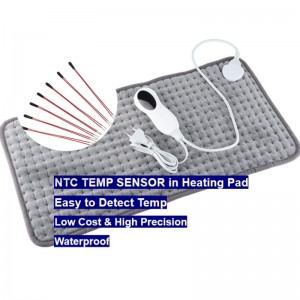 NTC thermistor temperature sensor in heating pad heating floor