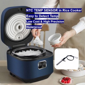 NTC thermistor temperature sensor in rice cooker